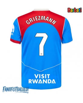 Atletico Madrid Antoine Griezmann #7 Tricou Fotbal Replică 2025-26 Barbati Treilea